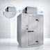 Thumbnail image #3 for Kolpak Polar-Pak Indoor Walk-In Freezer with Floor and Top-Mounted Self-Contained Refrigeration, 6' x 12' x 7' 6.25