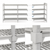 Thumbnail image #4 for Cambro Camshelving Premium 5-Shelf Vented Add-On Polymer Shelving Unit, 24 x 21 x 72 Inches, Speckled Gray