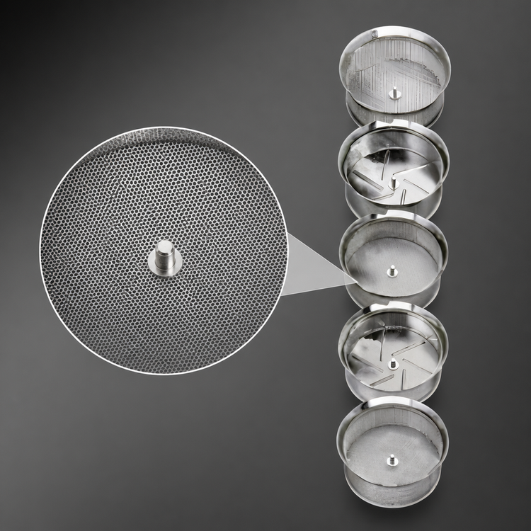Product image #3 for Tellier 1.5 mm Food Mill Grid for P10 Food Mill
