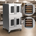 Thumbnail image #3 for BakeMax Commercial Double Deck Gas Convection Oven, 18 Full-Size Tray Capacity, 360,000 BTU