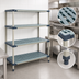 Thumbnail image #3 for MetroMax 4 Open Grid All-Polymer Starter Shelving Unit, 60