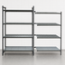 Thumbnail image #3 for Cambro Camshelving Basics Plus 4-Tier Add-On Polymer Shelving Unit, 21