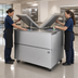 Thumbnail image #3 for 49-Inch Wide Dual-Access School Milk Cooler, Stainless Steel, 18.97 Cu. Ft., Cold Wall