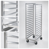 Thumbnail image #3 for Aluminum Fixed Angle Side-Loading Pan Rack for 16 Full-Size 18 x 26 Trays