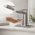 Thumbnail image #3 for T&S Brass WaveCrest Electronic Sensor Lavatory Faucet, Single-Hole Deck Mount, Brushed Nickel, 0.5 GPM
