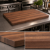 Thumbnail image #3 for Boos Block Full-Length Edge Grain American Black Walnut Kitchen Countertop, 18 x 25 x 1-1/2 Inches