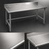Thumbnail image #3 for Eagle Spec-Master Marine Series Stainless Steel Work Table with Backsplash, 72 x 30 Inches