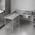 Thumbnail image #3 for Island Corner Soiled Dishtable with 20