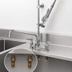 Thumbnail image #3 for T&S Brass EasyInstall Deck-Mount Pre-Rinse Unit with Add-On Faucet, 10-Inch Swing Nozzle, and 8-Inch Adjustable Centers
