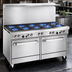 Thumbnail image #3 for Southbend Ultimate 60-Inch Gas Restaurant Range with 9 Open Burners, 2 Cabinets and Hi-Shelf Backriser