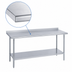 Thumbnail image #3 for Duke Deluxe Stainless Steel Work Table with 1-1/8