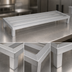 Thumbnail image #3 for John Boos Aluminum Square Bar 1-Tier Dunnage Rack, 60 x 24 x 12 Inches, 1500 lb Capacity