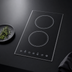 Thumbnail image #3 for Summit Commercial 2-Burner 115V Radiant Electric Built-In Cooktop with Black Schott Ceramic Glass Surface
