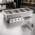 Thumbnail image #3 for Randell 9560-5AWF Insulated Drop-In Electric Hot Food Well with Auto Water Fill, 5 Full-Size Pans, Wet Operation