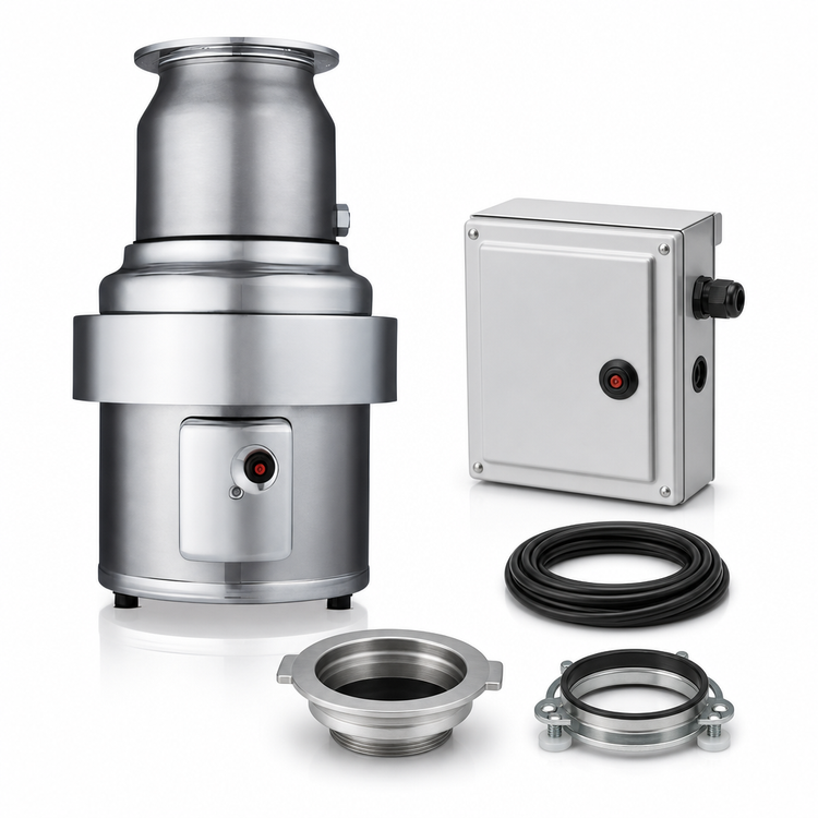 Product image #3 for InSinkErator SS-1000 Complete Food Waste Disposer Package with CC-101 Control Center, 10 HP, 6-5/8 Inch Inlet