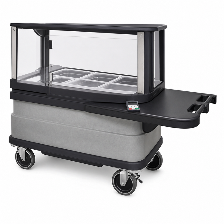 Product image #3 for Cambro CVC75RET 16-Inch Right Side End Table Accessory for CVC75 Vending Cart
