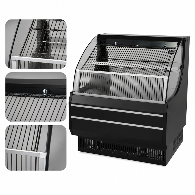 Product image #3 for Turbo Air Wire Security Cover for TOM-60LW-N and TOM-60LB-N Open Display Merchandisers