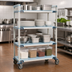 Thumbnail image #3 for MetroMax i Mobile All-Polymer Shelving Starter Unit, 48
