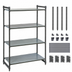 Thumbnail image #3 for Cambro Camshelving Basics Plus 4-Tier Solid Stationary Starter Unit, 18