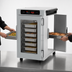 Thumbnail image #4 for Metro HotBlox Narrow 8-Pan Pass-Thru Countertop/Stacking Insulated Holding Cabinet, Digital Touchscreen, Clear Front Door/Solid Rear Door