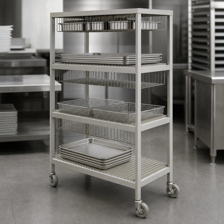 4-Shelf Multi-Purpose Design