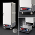 Thumbnail image #3 for Metro C5 3 Series Mobile Full-Height Moisture Heated Holding and Proofing Cabinet with Solid Door, Gray Insulation Armour, Lip-Load Slides