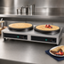 Thumbnail image #3 for Krampouz 15-3/4-Inch Double Countertop Electric Crepe Maker with Cast Iron Griddles
