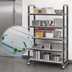 Thumbnail image #3 for Cambro Camshelving Elements XTRA 5-Tier Solid Stationary Starter Polymer Shelving Unit, 24-Inch Deep x 48-Inch Long x 84-Inch High