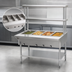 Thumbnail image #3 for Eagle Group Electric Hot Food Table, Open Base, 4 Wells, with Flex-Master Overshelves