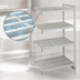 Thumbnail image #4 for Cambro Camshelving Premium 4-Shelf Vented Add-On Polymer Shelving Unit, 18 x 30 x 64 Inches
