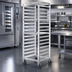 Thumbnail image #3 for Channel Manufacturing Walk-In Aluminum End-Load Bun Pan Rack, 18-Pan Capacity