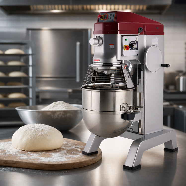 Product image #3 for Axis 60 Quart Commercial Pizza Dough Planetary Mixer, 3 HP, Floor Model, 2-Speed, 208V, 3-Phase