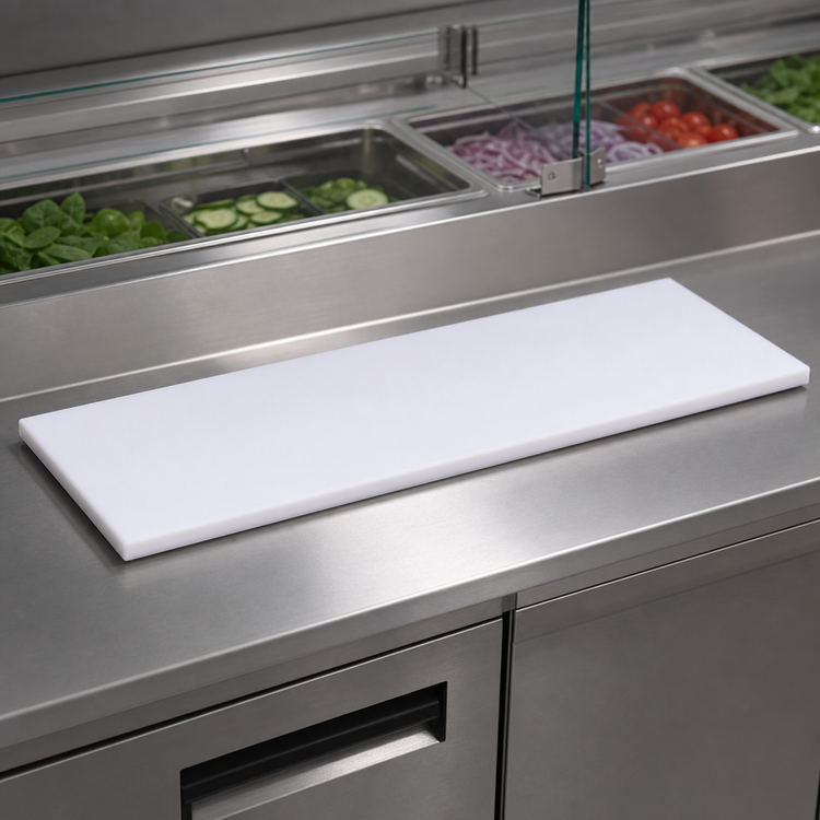 Product image #3 for John Boos Reversible High-Density Polyethylene Steam Table Cutting Board, 60 x 12 x 1/2 Inch