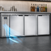 Thumbnail image #3 for Continental Refrigerator BB90SNSS 90-Inch Shallow Depth Three-Door Back Bar Cooler