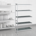 Thumbnail image #3 for Fermostock 5-Tier Modular Polymer Shelving Unit Expansion Kit, 68W x 22D x 83H, Gray