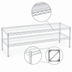 Thumbnail image #3 for QuadTruss 2-Tier Front Case Merchandise Wire Shelving Unit, 36 x 14 x 14 Inches, White Epoxy