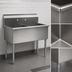 Thumbnail image #3 for Eagle Group Two-Compartment No-Drainboard Utility Sink, 49-3/8