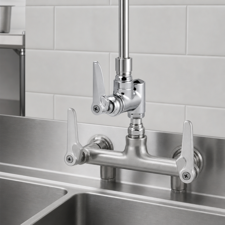 Product image #3 for T&S Brass Add-On Faucet for Pre-Rinse Units, Less Nozzle, 3/8 Inch NPT