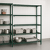 Thumbnail image #3 for Eagle Group Valu-Gard 4-Tier Add-On Wire Shelving Unit, 60 x 21 x 74 Inches, Green Epoxy Finish