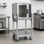 Thumbnail image #3 for AccuTemp SNH-11-00 Single-Unit Stainless Steel Steamer Support Stand with 5-Inch Casters for Evolution and Steam'N'Hold Units