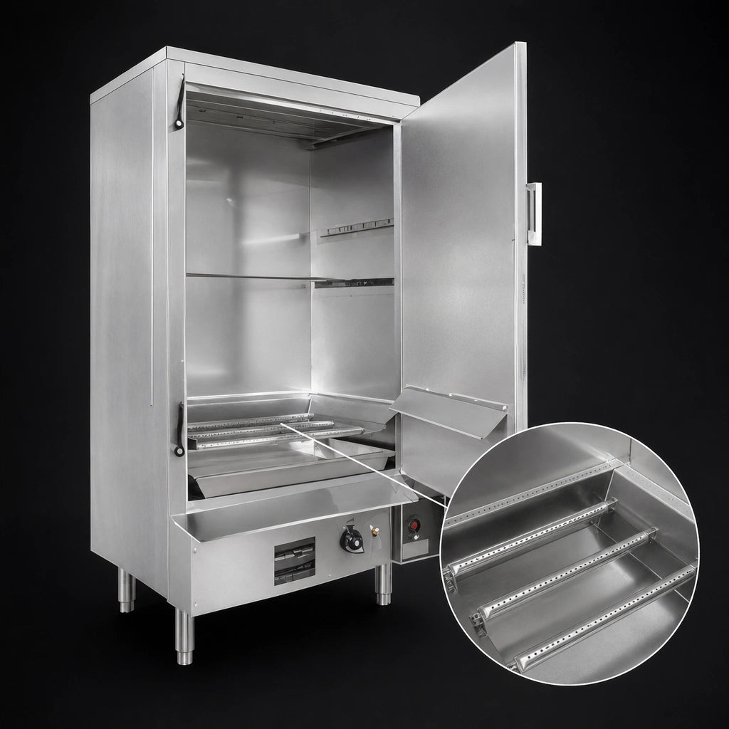 Three Aluminum Tubular Burners