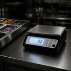 Thumbnail image #3 for CFS Brands SCDG33BK Digital Portion Control Food Scale, 33 lb Capacity, 0.1 oz/1 g Readability, Square Stainless Steel Platform