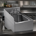 Thumbnail image #3 for Advance Tabco Left Riveted Side Splash for 18-Inch Deep Underbar Units