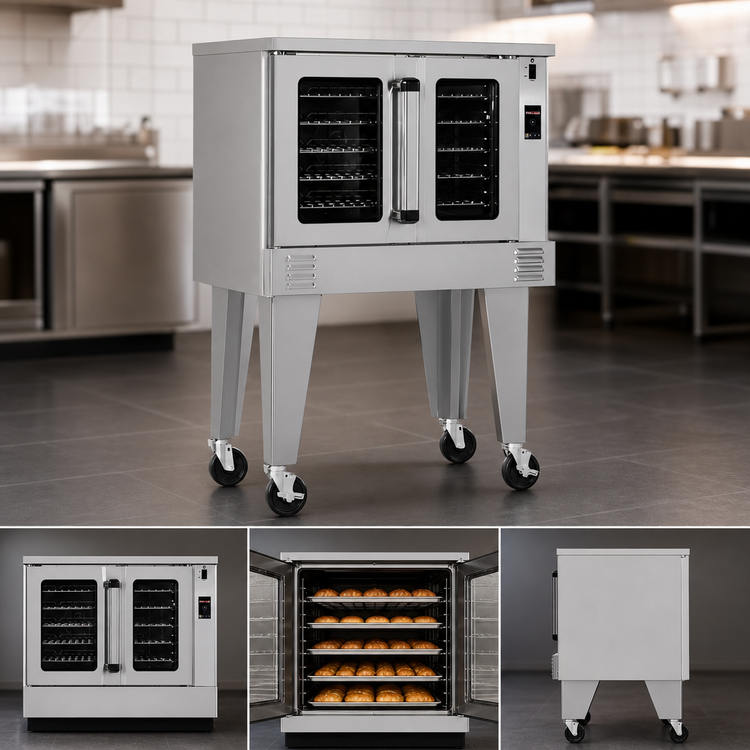 Product image #3 for Southbend Platinum Single-Deck Electric Bakery-Depth Convection Oven, 7.5 kW, Touch Controls, Ventless