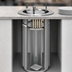 Thumbnail image #3 for Director's Choice Drop-In Unheated Round Plate Dish Dispenser, Unshielded Open Base, for 5-7/8
