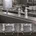 Thumbnail image #3 for T&S Brass Double Deck-Mount Pantry Faucet, 4-Inch Centers, 12-Inch Swing Nozzle