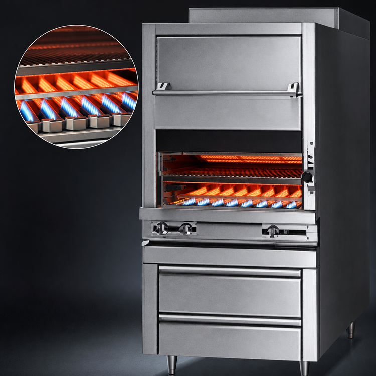 Product image #3 for Jade Range Titan JMHBR-36 36" Modular Heavy Duty Radiant Gas Broiler