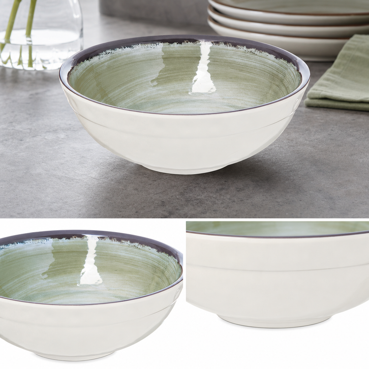 Product image #4 for Carlisle Mingle 6-Inch Round Melamine Serving Bowl, 17 oz, Jade