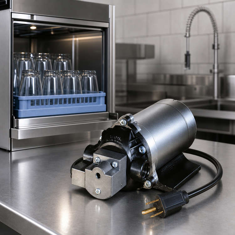 Product image #3 for Shurflo 24VDC 90 PSI Water Boost Replacement Pump for Glass Washers and Dishwashers