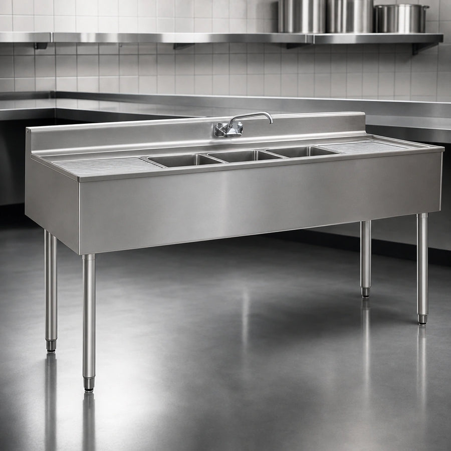 Heavy-Gauge 304 Stainless Steel Construction